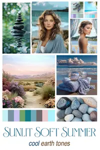 Sunlit Soft Summer Mood Board