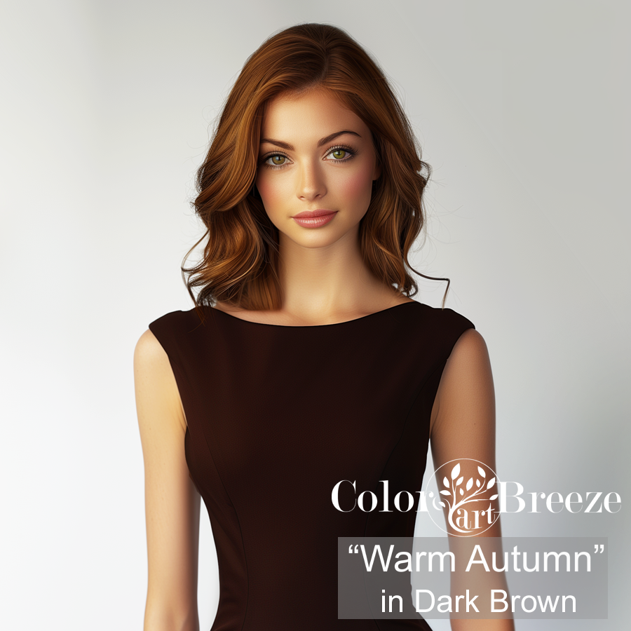 Best deep neutral for Autumn is dark brown. 