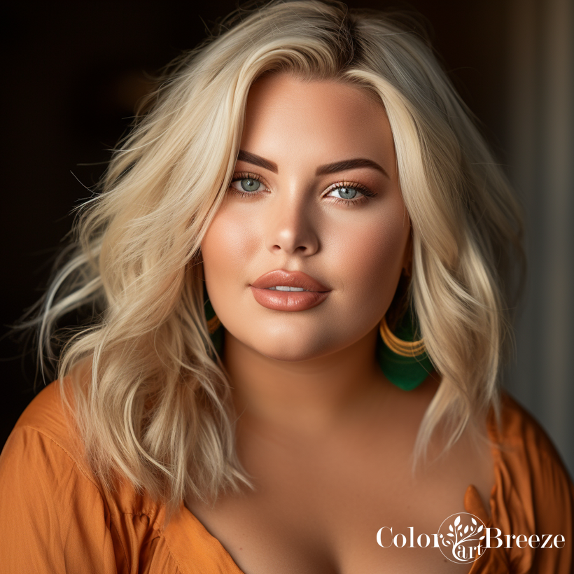 Diverse Plus sized woman color analysis