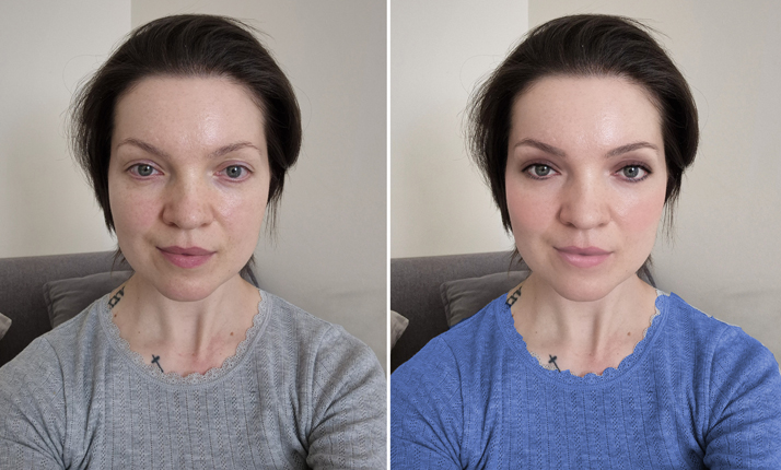 A mini-makeover on a Cool Summer woman.