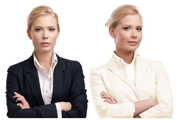 Light Spring Corporate Woman right and wrong colors