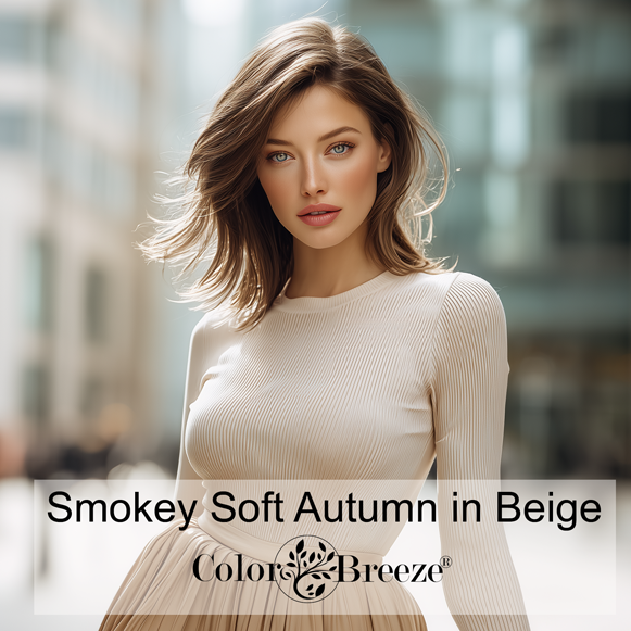 Soft Autumn wearing the color beige. Soft Autumn wearing the color beige.