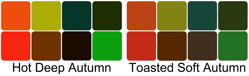 Blog image for mini palette of Hot Deep Autumn