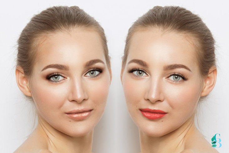 Virtual makeover on Sunlit Soft Autumn.