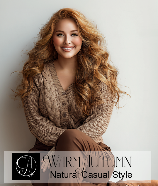 Warm Autumn rocking the casual look. 