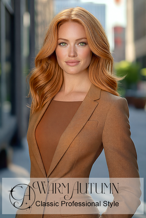 Classic Professional Style Warm Autumn. 
