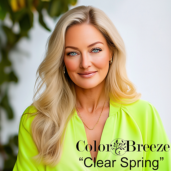 Somewhat mature Clear Spring wearing chartreuse.