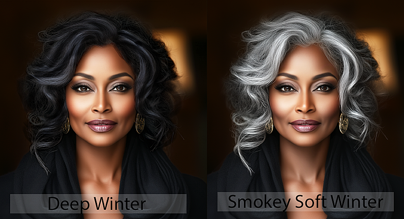 What's the difference between a Deep Winter and a Smokey Soft Winter? What's the difference between a Deep Winter and a Smokey Soft Winter?