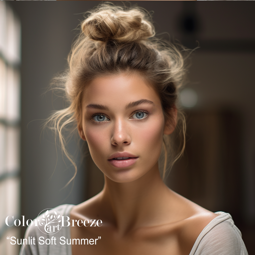 Soft is the dominant trait for a Sunlit Soft Summer