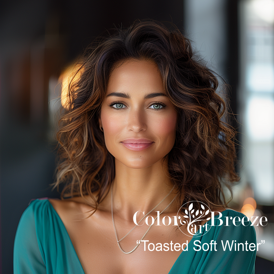 Biracial woman is a great Toasted Soft Winter example. 