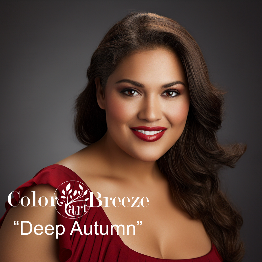 Deep Winter Hispanic woman