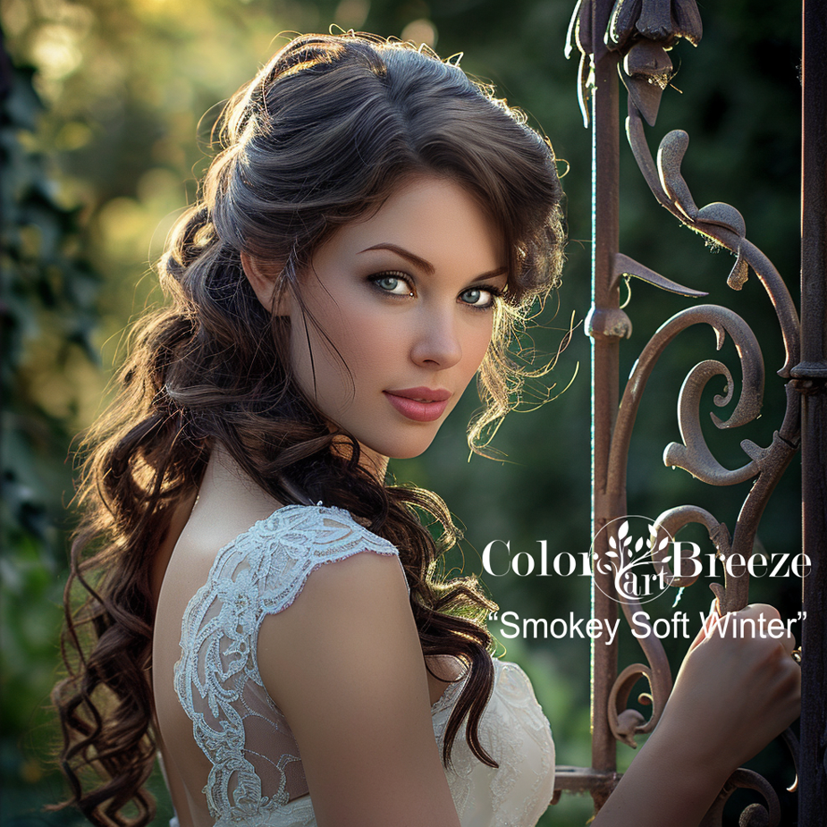 Smokey Soft Winter Bride by Iron Gate.