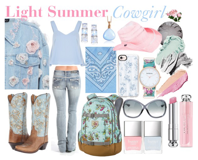 Light Summer season Cowgirl Polyvore