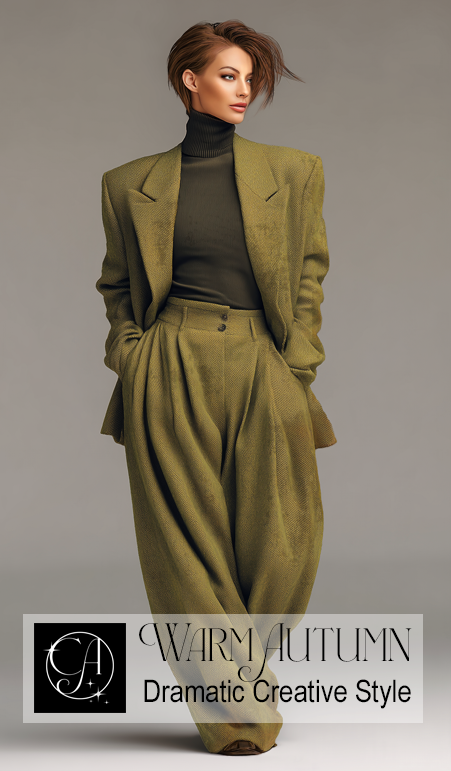 Dramatic Style personality for a Warm Autumn