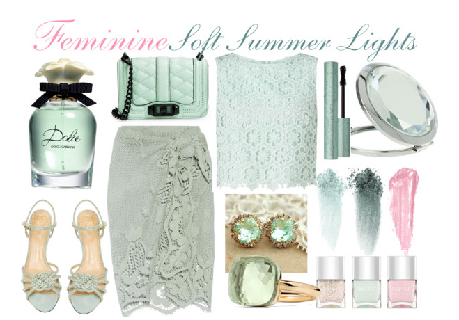 Sunlit Soft Summer Feminine style in soft green