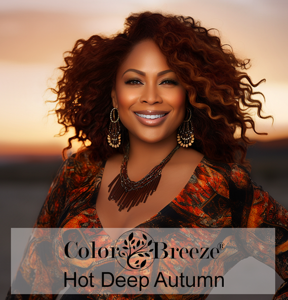 Hot Deep Autumn woman of color