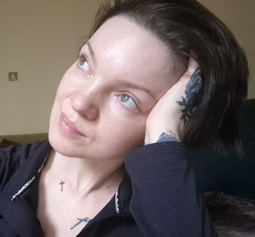 Cool Summer example has very fair cool skin. 