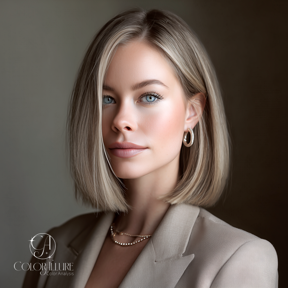 Neutral business woman logo