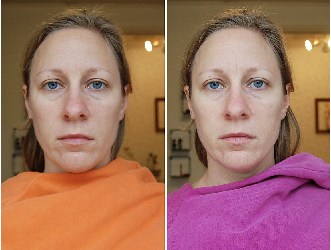 Real women Light Summer testing cool and warm colors.