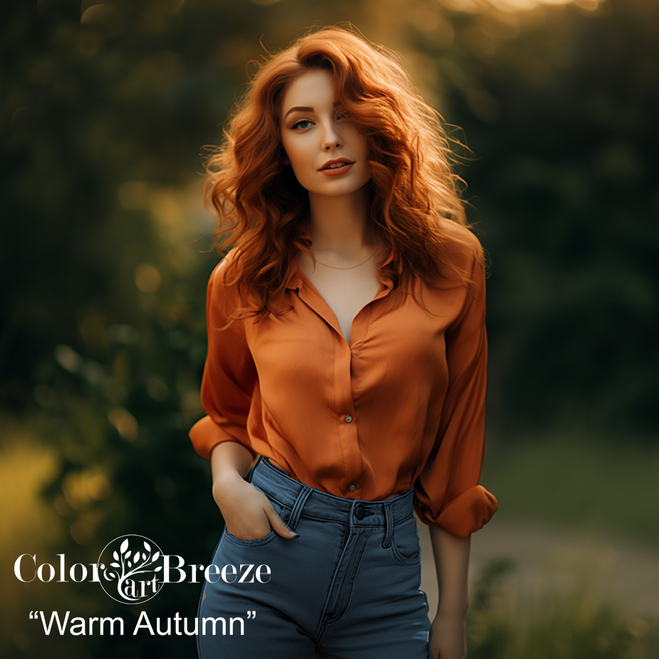 Blue jeans for Warm Autumn. 