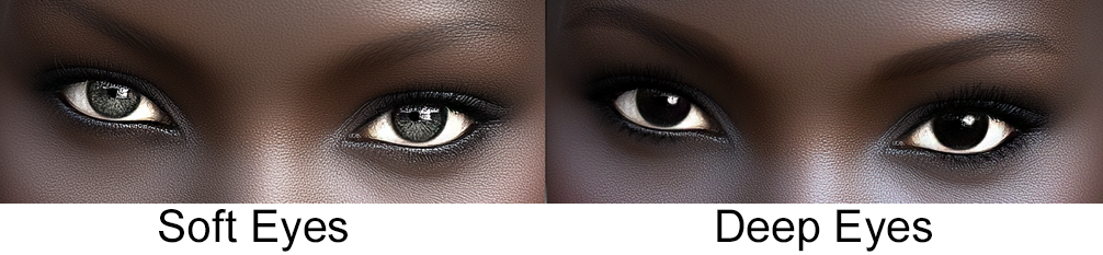 Soft Winter eyes vs Deep Winter eyes Soft Winter eyes vs Deep Winter eyes