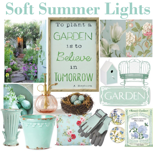 Soft Summer lights garden clothes Soft Summer lights garden clothes