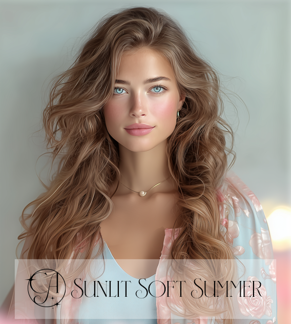 Feminine Style Sunlit Soft Summer. 