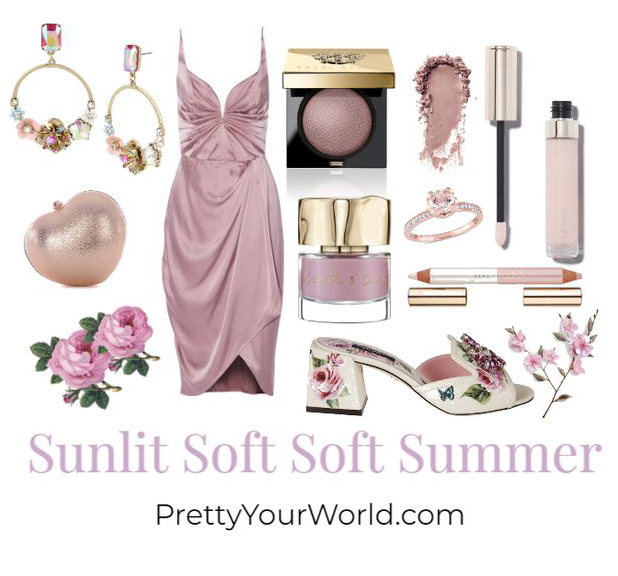 Flora Feminine Style look for a Sunlit Soft Summer