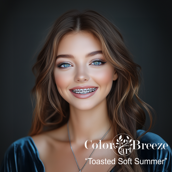 Young Toasted Soft Summer with brages.