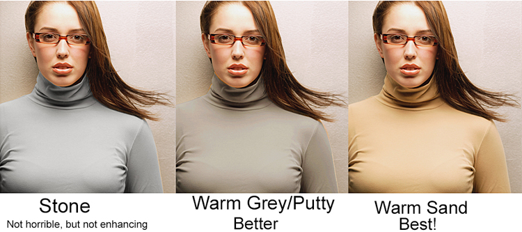 Universal colors stone sand putty turtleneck