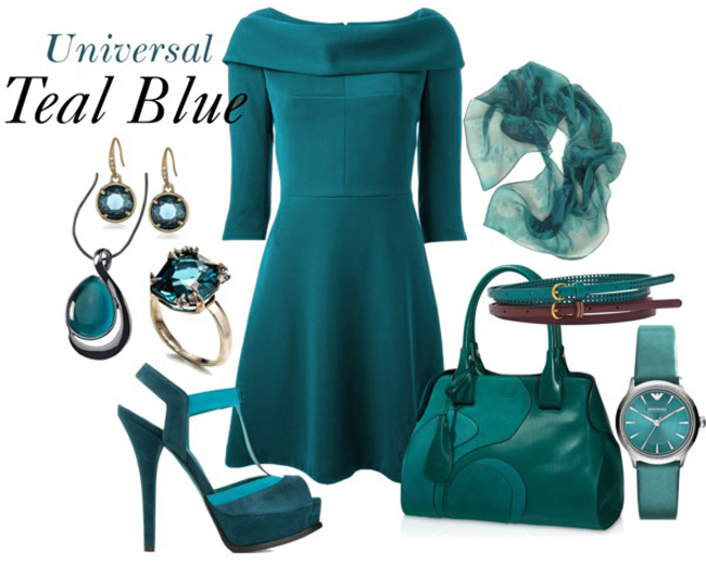 Universal Teal Polyvore clothes