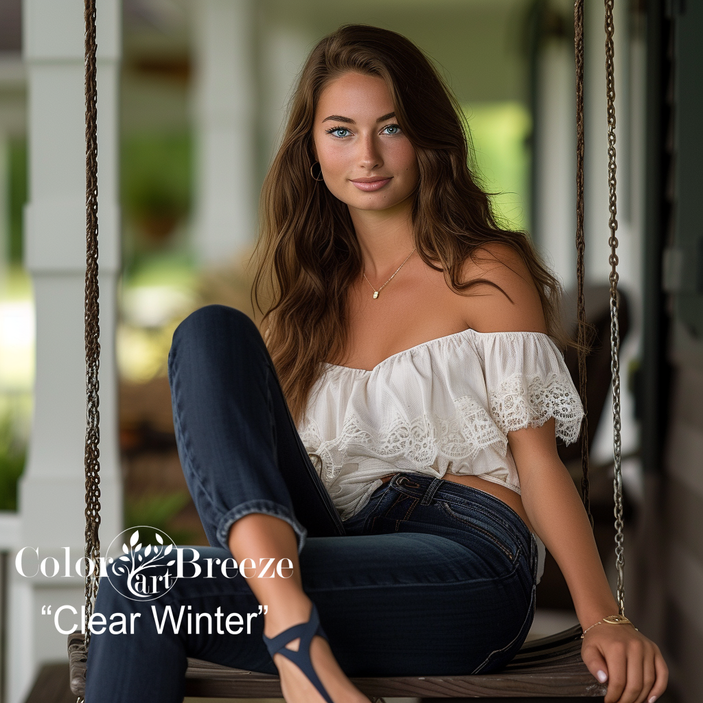 Dark jeans for a Winter season. 